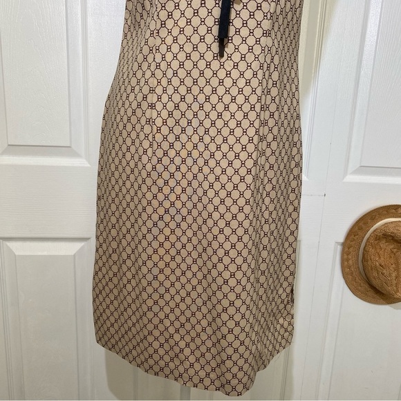 Printed Classic Midi Dress Spaghetti Adjustable Straps Side Slits Tag missing - Picture 8 of 16